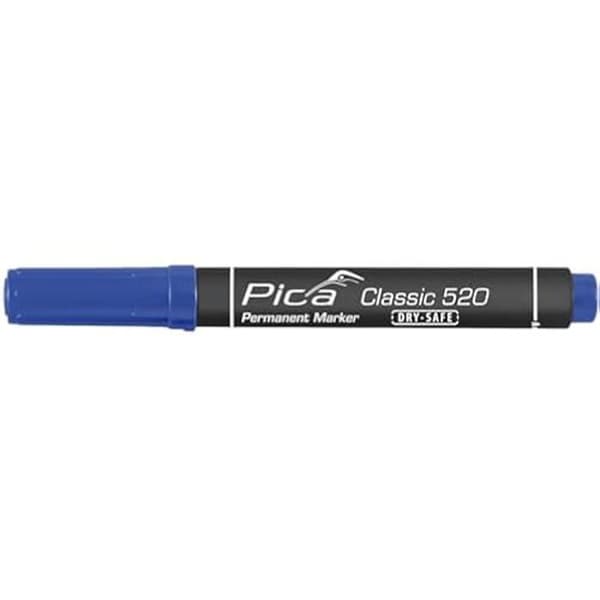 Permanent marker - PICA - 520/41/SB - Blå färg - Vuxentyp - Unisex