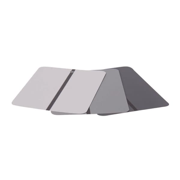 4CR 7580 metall duschpanel grå