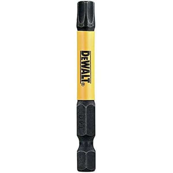 Skruvbits - DEWALT - T40 Extreme Impact - 50 mm - Förpackning med 5 - Silverstål