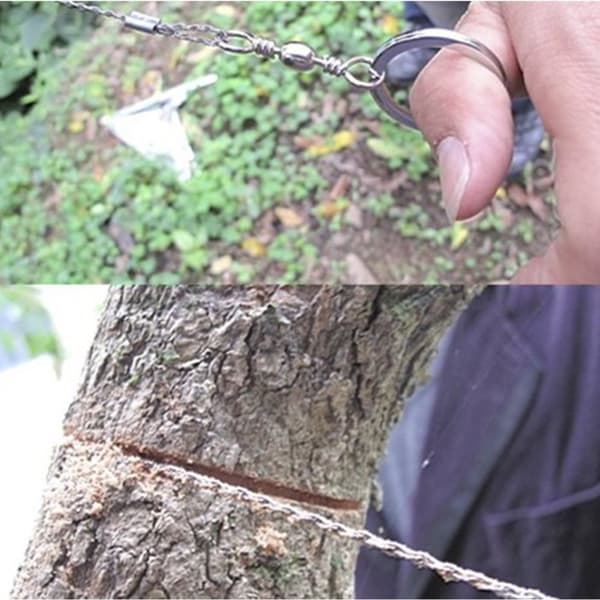 Campingsav | Bærbar Pocket Chainsaw Survival