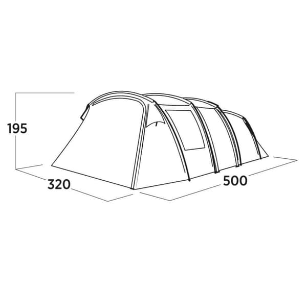 Easy Camp, Tunnel, Familjetält, Hamra 5