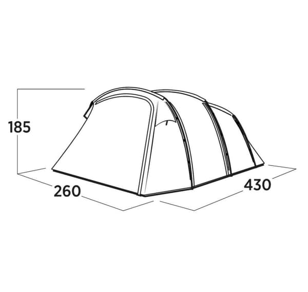 Easy Camp, Tunnel, Familjetält, Hamra 4