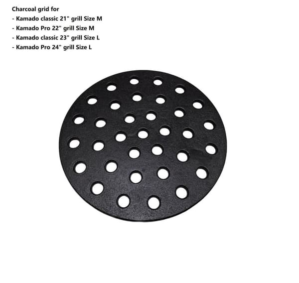 TunaBone, Charcoal Grid för Kamado 21/22/23/24