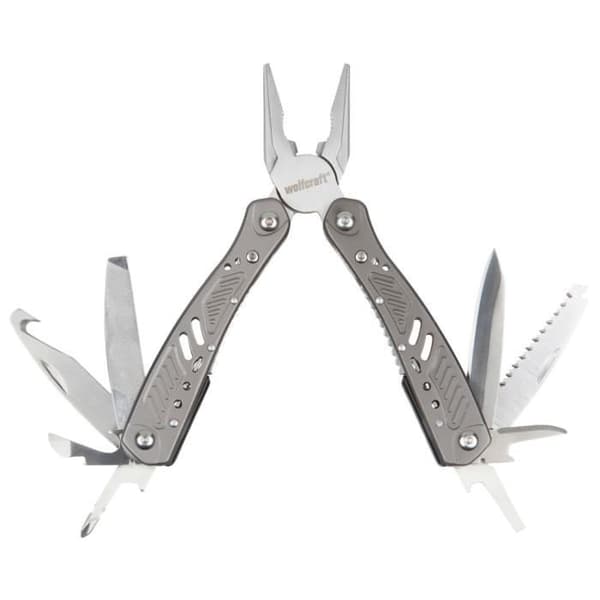 wolfcraft 13-i-1 multifunktionskniv med slida