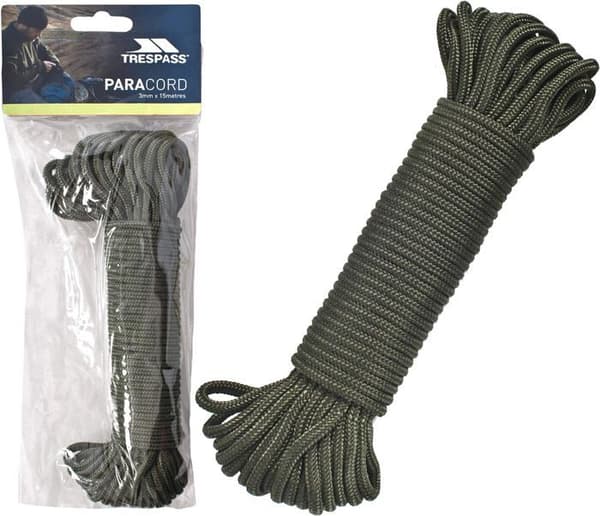 Överlevnadskit - vandringsöverlevnadssats - vandring Trespass - UUACMID30050OLIEACH - Para Cord Mixed Adult, Olivgrön
