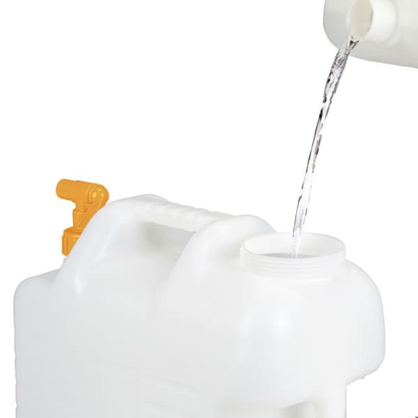 Vattentank - Relaxdays - 10036880672 - 15 liter - Svängbar kran - Transportabel