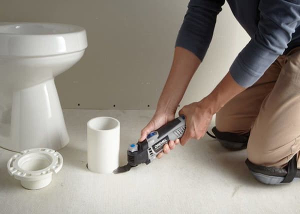 Dremel - MM389 - Paket med 5 oscillerande blad för att skära trä, metall, plast, gipsväggar, etc.