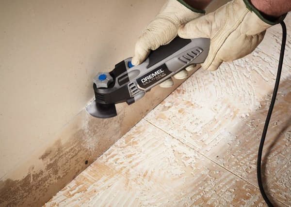Dremel - MM389 - Paket med 5 oscillerande blad för att skära trä, metall, plast, gipsväggar, etc.