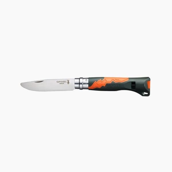 Couteau - Opinel - N°07 Outdoor Junior - Kaki - Blad 7 cm - Handtag resistent mot stötar