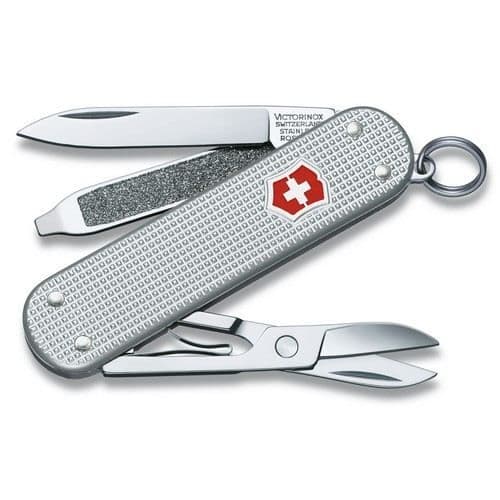 Victorinox Classic Alox 0.6221.26 fickkniv - Silver - Nagelfil och platt skruvmejsel