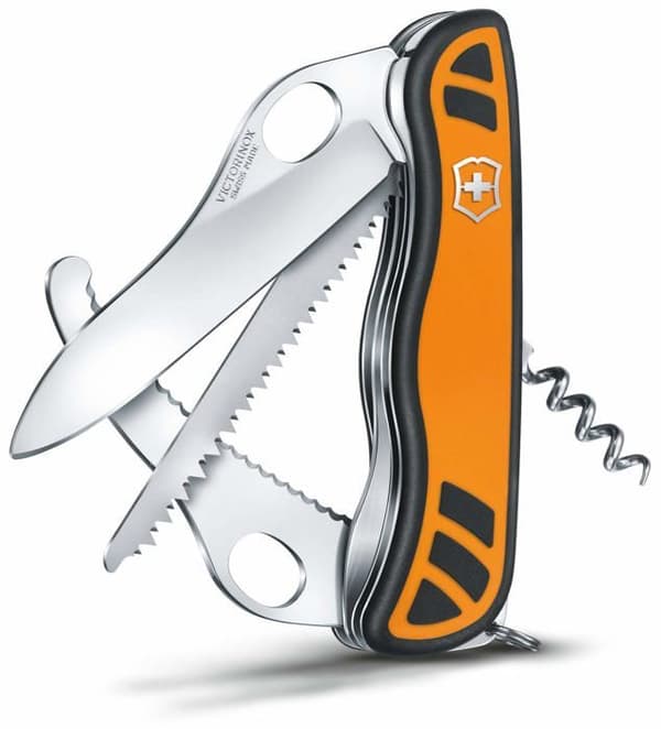 Victorinox - 0.8341.MC9B1 - Hunter XT Grip Swiss Hunting Fickkniv, multiverktyg, 6 funktioner, fast blad, korkskruv