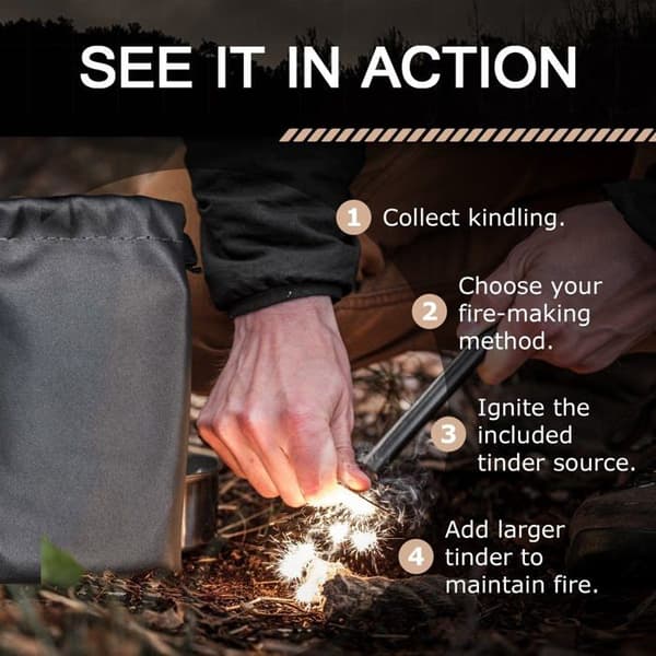 Survivalkit - nödvändighet för överlevnad vandring - trek Amtier - AM-2023CN