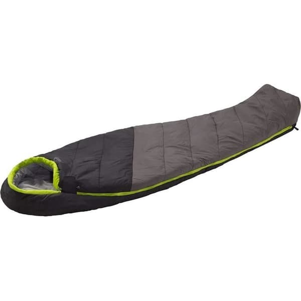 McKINLEY Trekker S 5 Unisex sovsäckar för vuxna, ljusgrå/svart/grön, 175R - 262217