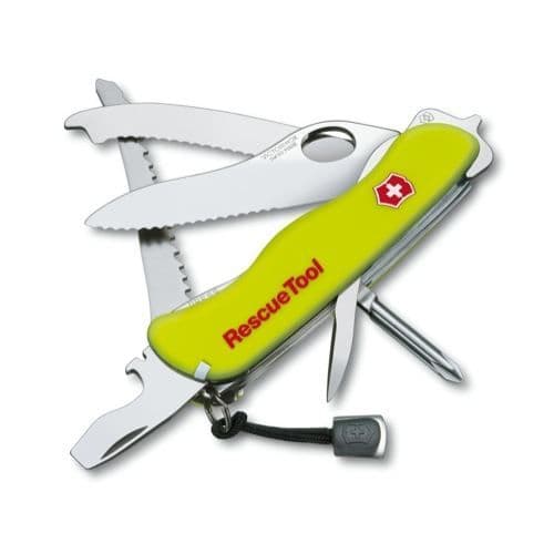 Swiss Pocket Knife - Victorinox Rescue Tool - Fluorescerande gul - Nylonslida
