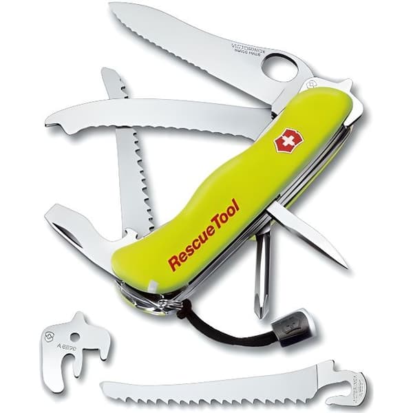 Swiss Pocket Knife - Victorinox Rescue Tool - Fluorescerande gul - Nylonslida