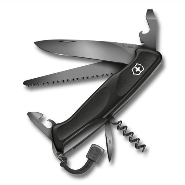 Fickmultiverktyg - VICTORINOX - Ranger Grip 55 - Svart - 12 Funktioner - Rostfritt Stål