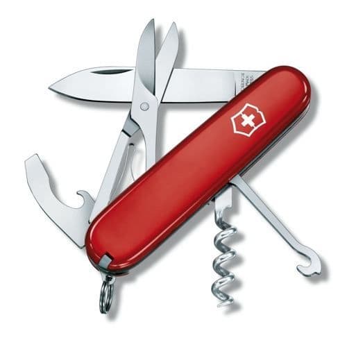 Schweizisk fickkniv - Victorinox Compact - 1.3405 - Röd
