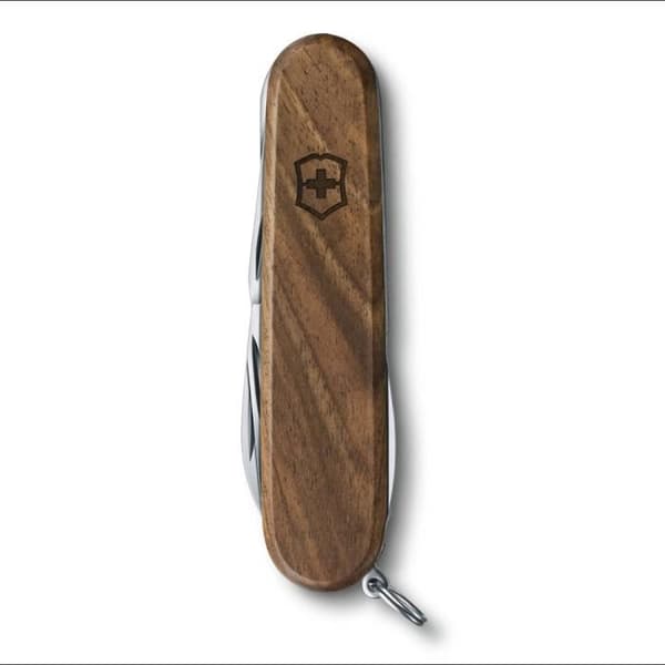 Schweizer Taschenmesser - VICTORINOX - Hiker Wood - 11 Funktioner - Valnötsträ - 95 mm