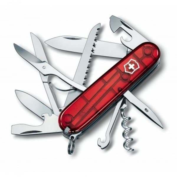 Schweizisk kniv - VICTORINOX - Huntsman - Röd - 15 funktioner - Rostfritt stål