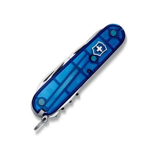 Victorinox 1.3703.T2 schweizisk fickkniv - Transparent Blå - Rostfritt stål - 91 mm x 27 mm x 18 mm