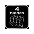 Miniatyrbild 2 av 6: Fällkniv med trapezblad, 1+3 blad, 2 spetsar