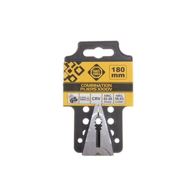 Kombinerad tång Forte Tools VDE01001-7, 180 mm