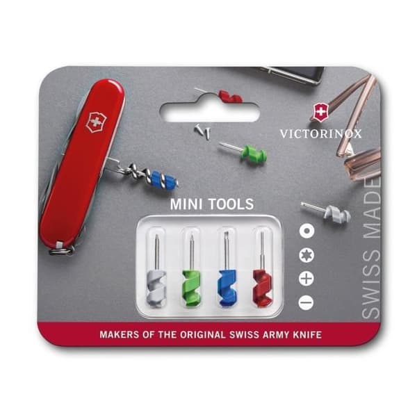 Set av mini-skruvmejslar - VICTORINOX - 2.1201.4 - Rostfritt stål - 7 mm - 5 g
