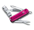 Miniatyrbild 1 av 2: Victorinox Nail Clip 580 schweizisk kniv, med 8 funktioner, med nagelfil och nagelrengörare, kompakt format, rosa färg t