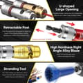 Miniatyrbillede 5 af 5: OBOSOE Strip Cable Stripper velegnet til rundt kabel, vådrumskabel, datakabel, koaksialkabel