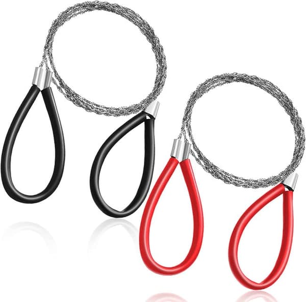 OBOSOE 2-Pack Branch Wire Saw – kannettava selviytymistyökalu retkeilyyn ja hätätilanteisiin