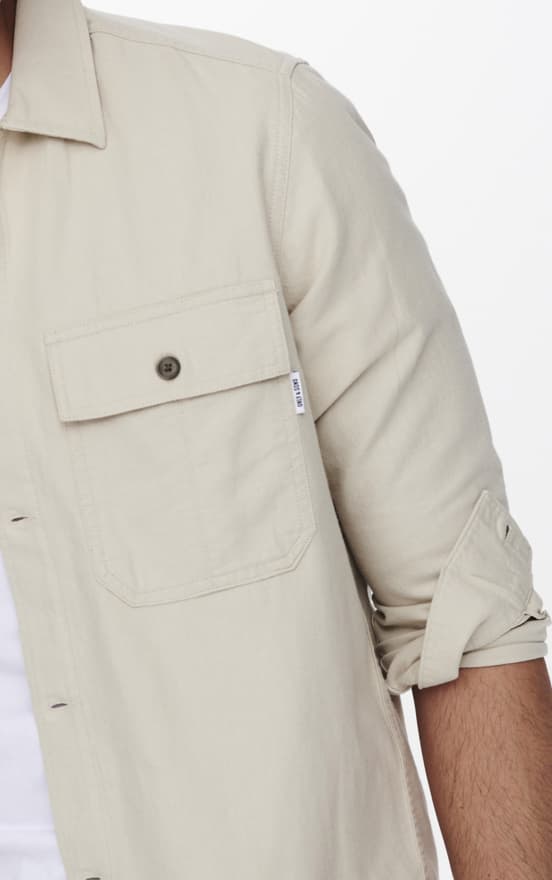 Only & Sons - onsKennet Linen Overshirt