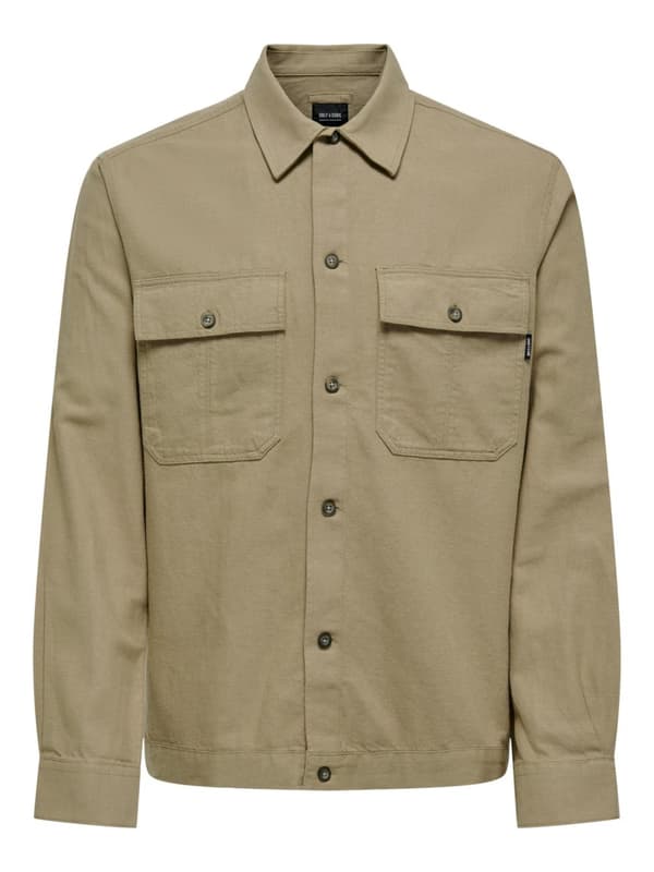 Only & Sons - onsKennet Linen Overshirt