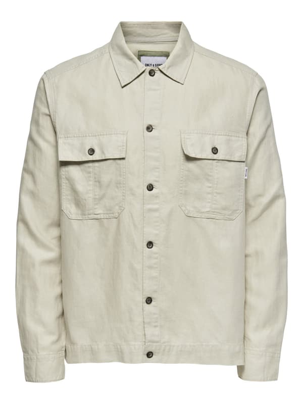 Only & Sons - onsKennet Linen Overshirt