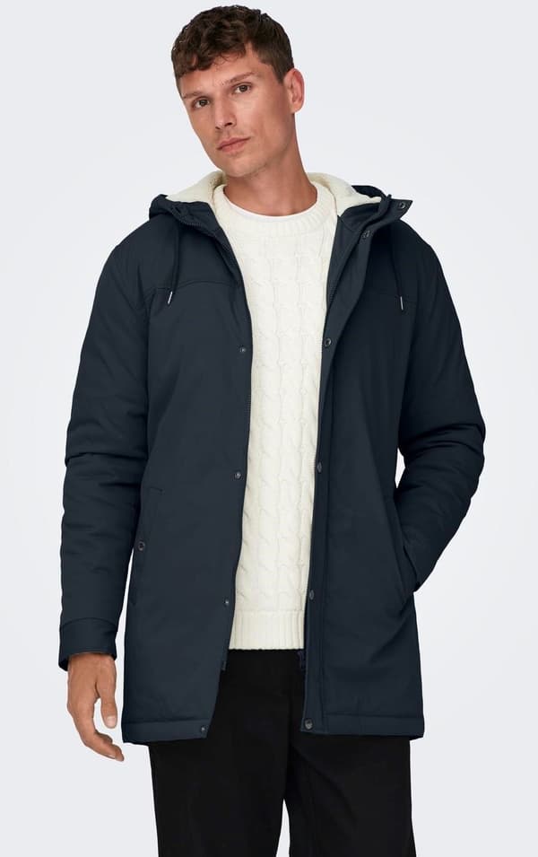 Only & Sons - onsAlexander Parka Marinblå - Navy Blazer L