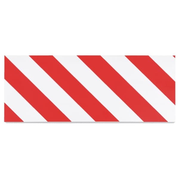 vidaXL vægbeskyttere 6 stk. 50x20x2 cm EVA-skum rød og hvid