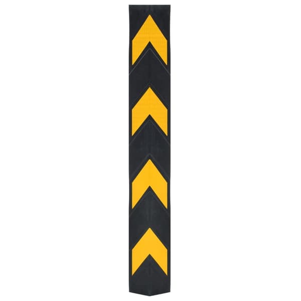 Parkeringsskilte og tilladelser - Living reflekterende hjørnebeskyttere 10 stk. gummi 80 cm