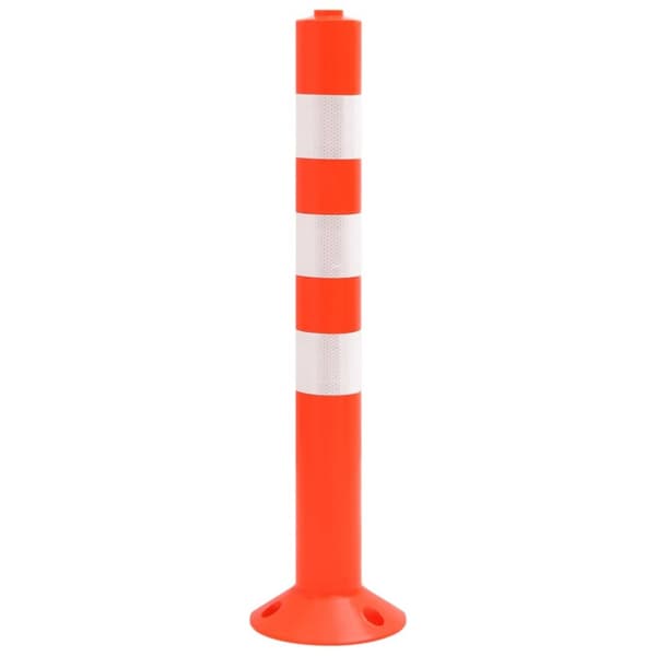Trafikpollare 10 st 75 cm PE