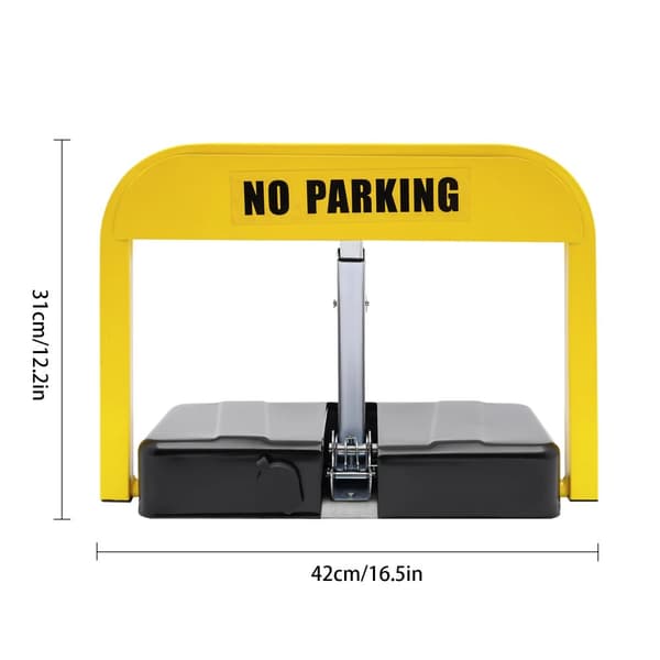 Parkeringlås, Automatisk Fjernbetjening, Vandtæt Design,Gul