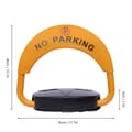 Miniatyrbild 2 av 2: Parkeringsplatslås, Robust väderbeständig design, Intelligent fjärrstyrning,Orange