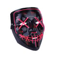 Miniatyrbilde 4 av 4: El wire purge led maske - Rosa