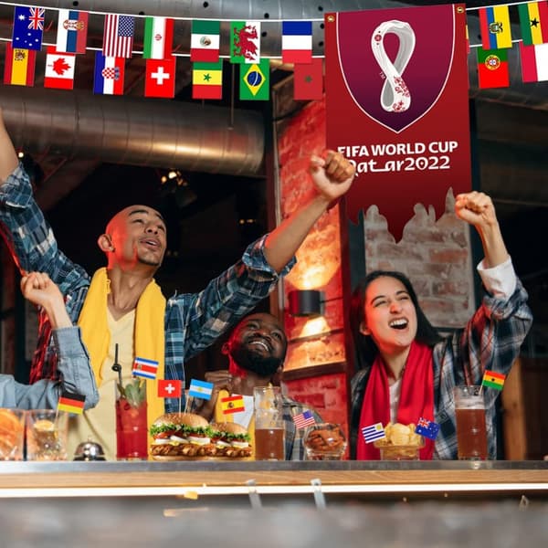 Vimpelkedja Flaggor VM 2022