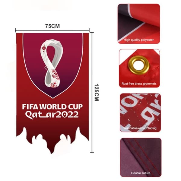 Vimpelkedja Flaggor VM 2022