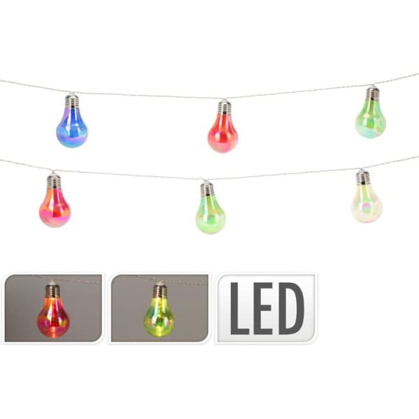 LED Party Lighting 10 lampor Flerfärgad