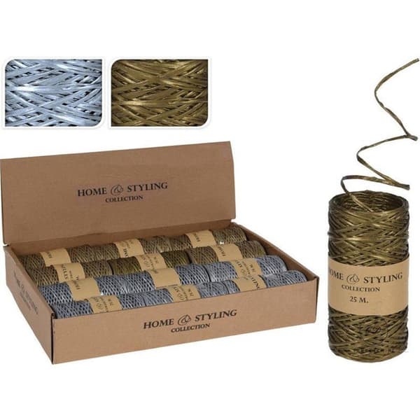 Home Styling Collection Bånd med Metaltråd 250 cm Assorteret