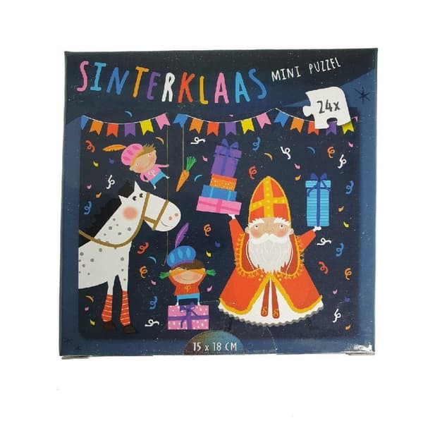 Sinterklaas minipuslespil 24 forskellige brikker