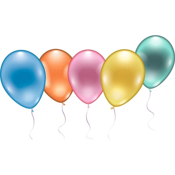 Stylex Ballonger Pärlemor 75 cm 8 Styck