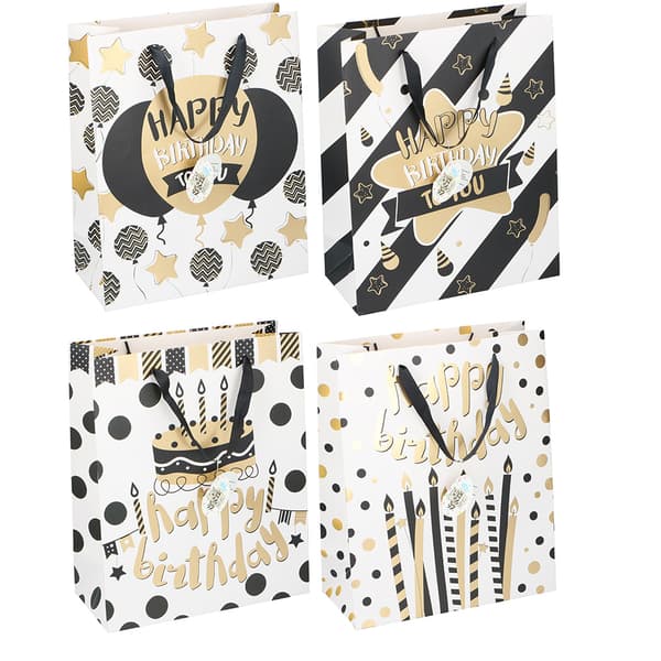 Lahjapussi Happy Birthday 32x26x12cm