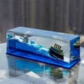 Miniatyrbillede 6 af 11: Krydstogtskib Båd Flaske Isbjerg Anti-stress Drift Gave