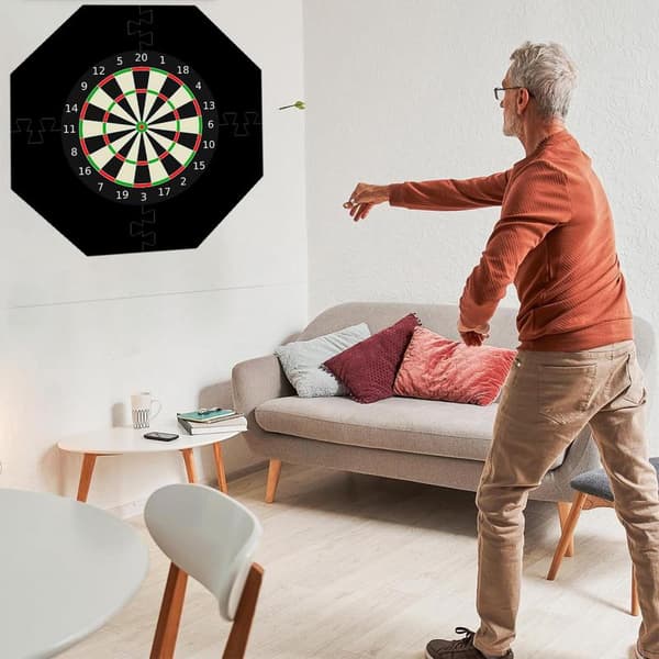Dartboard-seinäsuoja, paksunnettu oktaalinen muotoilu, sopii aikuisille, kotikäyttöön