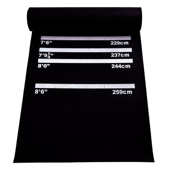 Dartmatta, 300x61x0.3 cm, Svart